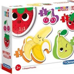 Clementoni Legpuzzel My First Puzzle Fruit 4 Puzzels
