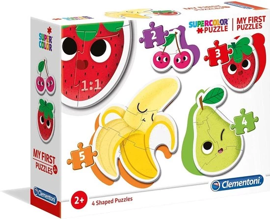 Clementoni Legpuzzel My First Puzzle Fruit 4 Puzzels 1 Clementoni Legpuzzel My First Puzzle Fruit 4 Puzzels