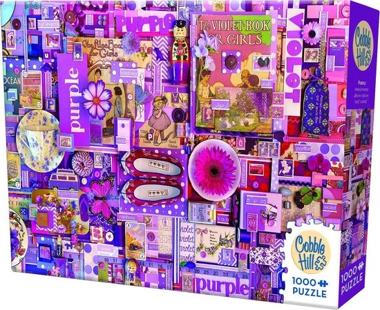 Cobble Hill Puzzel Purple - 1000 Stukjes 2 Cobble Hill Puzzel Purple - 1000 Stukjes - Afbeelding 2