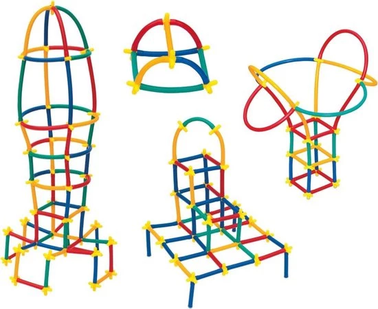 Dede - Bamboe Speelgoed - Bamboe Puzzel Stokjes - Motoriek Speelgoed - 300 Stuks 3 Dede - Bamboe Speelgoed - Bamboe Puzzel Stokjes - Motoriek Speelgoed - 300 Stuks - Afbeelding 3