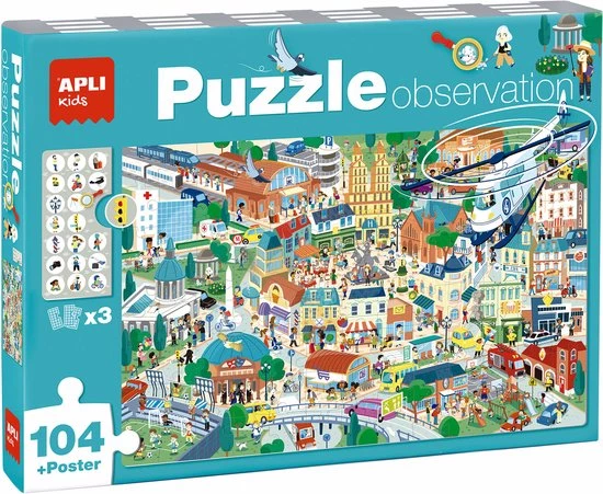 Apli Kids - Zoek En Vind Puzzel Stad 5 Apli Kids - Zoek En Vind Puzzel Stad - Afbeelding 5