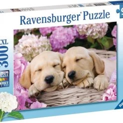 Ravensburger Puzzel Schattige Hondje In Mand - Legpuzzel - 300 Stukjes -Puzzels Verkoop 550x451 2