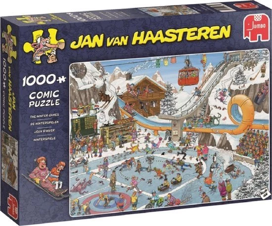 Jan Van Haasteren De Winterspelen Puzzel - 1000 Stukjes 1 Jan Van Haasteren De Winterspelen Puzzel - 1000 Stukjes
