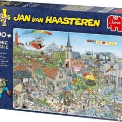 Jumbo Jan Van Haasteren Puzzelbundel - 2 Stuks - De Kunstmarkt 1000 Stukjes & Rondje Texel 1000 Stukjes -Puzzels Verkoop 550x458 19