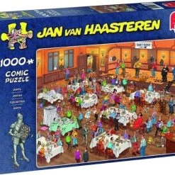 Jan Van Haasteren Puzzelbundel - 2 Stuks - Krijt Op Tijd! 1500 Stukjes & Darts 1000 Stukjes -Puzzels Verkoop 550x458 30