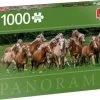 Jumbo Premium Collection Puzzel Haflinger Horses Panorama - Legpuzzel - 1000 Stukjes