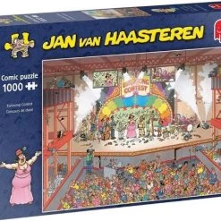 Jumbo Jan Van Haasteren - Veldrijden & Eurovisie Songfestival & De Wijnmakerij - Alle 1000 Stukjes -Puzzels Verkoop 550x459 10