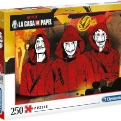 Clementoni Legpuzzel La Casa De Papel 48 X 33 Cm 250 Stukjes -Puzzels Verkoop 550x462 5