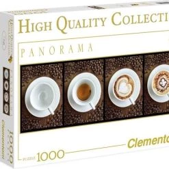 Clementoni Panorama Puzzel - Koffie - 1000 Stukjes