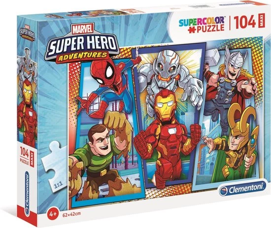 Clementoni Legpuzzel Disney Super Hero Adventures 104 Stukjes 4 Clementoni Legpuzzel Disney Super Hero Adventures 104 Stukjes - Afbeelding 4
