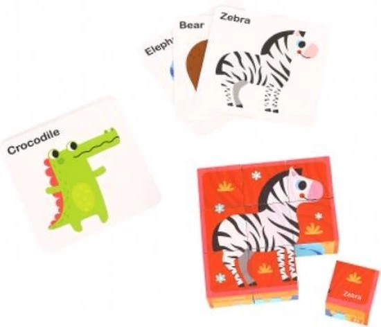 Playandgrow.NL 3D Puzzel Kubus Puzzeldier 2 Jaar Baby Kind Peuter – Tooky Toy 2 Playandgrow.NL 3D Puzzel Kubus Puzzeldier 2 Jaar Baby Kind Peuter – Tooky Toy - Afbeelding 2