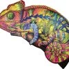 Wood Trick Kleurrijke Kameleon - Houten Vormpuzzel
