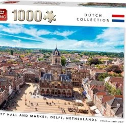 King Puzzel 1000 Stukjes Volwassenen - Legpuzzel - Puzzels - Hobby - De Markt In Delft