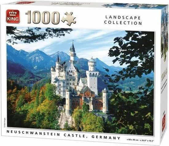 KING Neuschwanstein Castle Germany + Gepersonaliseerde Cadeautas Cadeau 3 KING Neuschwanstein Castle Germany + Gepersonaliseerde Cadeautas Cadeau - Afbeelding 3
