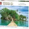 King Puzzel 1000 Stukjes (68 X 49 Cm) - Hangbrug - Legpuzzel Tropisch Eiland
