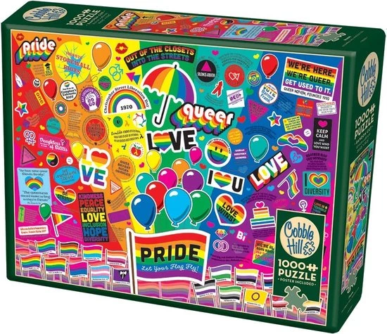 Cobble Hill - Cobble Hill Puzzel Pride 1000st 2 Cobble Hill - Cobble Hill Puzzel Pride 1000st - Afbeelding 2