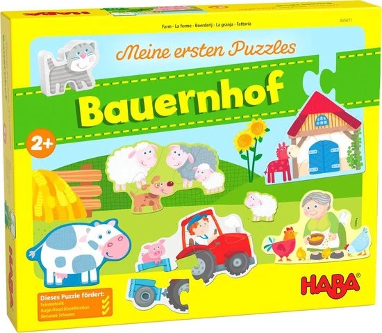 HABA Mijn Eerste Puzzels - Boerderij 1 HABA Mijn Eerste Puzzels - Boerderij
