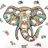 DoublewsgiftsNL Legpuzzel - Houten Jigsaw Puzzel - Olifant - Dierenfiguur - 148st - Double W's Gifts