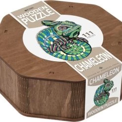 Art Bizniz Legpuzzel Kameleon 37 X 28 Cm Hout Groen 111-delig