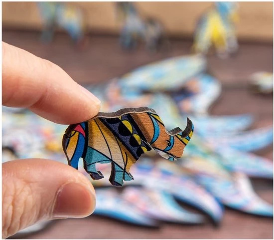 DoublewsgiftsNL Legpuzzel - Houten Jigsaw Puzzel - Olifant - Dierenfiguur - 148st - Double W's Gifts 3 DoublewsgiftsNL Legpuzzel - Houten Jigsaw Puzzel - Olifant - Dierenfiguur - 148st - Double W's Gifts - Afbeelding 3