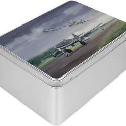 Thijs Postma - TP Aviation Art - Puzzel - 1000 Stukjes - Messerschmitt Me 262 Krijgt Bezoek Van P-51 Mustangs