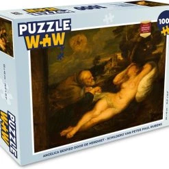 PuzzleWow Puzzel Angelica Bespied Door De Heremiet - Schilderij Van Peter Paul Rubens - Legpuzzel - Puzzel 1000 Stukjes Volwassenen - Sinterklaas Cadeautjes - Sinterklaas Voor Grote Kinderen