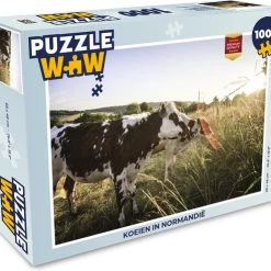 PuzzleWow Puzzel Koeien In Normandië - Legpuzzel - Puzzel 1000 Stukjes Volwassenen - Sinterklaas Cadeautjes - Sinterklaas Voor Grote Kinderen