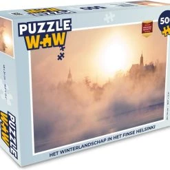 PuzzleWow Puzzel Het Winterlandschap In Het Finse Helsinki - Legpuzzel - Puzzel 500 Stukjes - Sinterklaas Cadeautjes - Sinterklaas Voor Grote Kinderen