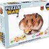 PuzzleWow Puzzel Hamster Eet Kleurrijk Voedsel - Legpuzzel - Puzzel 1000 Stukjes Volwassenen - Sinterklaas Cadeautjes - Sinterklaas Voor Grote Kinderen
