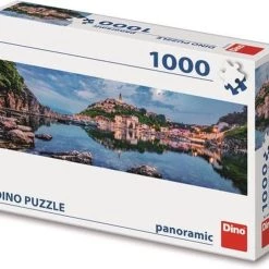 Dino Toys Dino Panoramische Legpuzzel Van Het Eiland KRK Van 1000 Stukjes Voor Volwassenen En Kinderen
