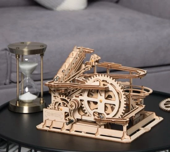 Viking Choice 3D Puzzel - Houten Bouwpakket - Knikkerbaan - 239 Stukjes 2 Viking Choice 3D Puzzel - Houten Bouwpakket - Knikkerbaan - 239 Stukjes - Afbeelding 2