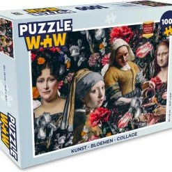 PuzzleWow Puzzel Kunst - Bloemen - Collage - Legpuzzel - Puzzel 1000 Stukjes Volwassenen - Sinterklaas Cadeautjes - Sinterklaas Voor Grote Kinderen
