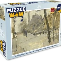 PuzzleWow Puzzel De Leidsegracht Te Amsterdam - Schilderij Van George Hendrik Breitner - Legpuzzel - Puzzel 1000 Stukjes Volwassenen - Sinterklaas Cadeautjes - Sinterklaas Voor Grote Kinderen