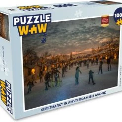 PuzzleWow Puzzel Kerstmis - Kerst - Kerstverlichting - Legpuzzel - Puzzel 1000 Stukjes Volwassenen - Kerst - Cadeau - Kerstcadeau Voor Mannen, Vrouwen En Kinderen - Sinterklaas Cadeautjes - Sinterklaas Voor Grote Kinderen