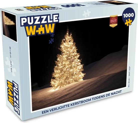 PuzzleWow Puzzel Een Verlichtte Kerstboom Tijdens De Nacht - Legpuzzel - Puzzel 1000 Stukjes Volwassenen - Kerst - Cadeau - Kerstcadeau Voor Mannen, Vrouwen En Kinderen - Sinterklaas Cadeautjes - Sinterklaas Voor Grote Kinderen 1 PuzzleWow Puzzel Een Verlichtte Kerstboom Tijdens De Nacht - Legpuzzel - Puzzel 1000 Stukjes Volwassenen - Kerst - Cadeau - Kerstcadeau Voor Mannen, Vrouwen En Kinderen - Sinterklaas Cadeautjes - Sinterklaas Voor Grote Kinderen