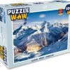 PuzzleWow Puzzel Alpen - Berg - Sneeuw - Legpuzzel - Puzzel 500 Stukjes - Sinterklaas Cadeautjes - Sinterklaas Voor Grote Kinderen