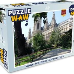PuzzleWow Puzzel Wenen - Oostenrijk - Architectuur - Legpuzzel - Puzzel 1000 Stukjes Volwassenen - Sinterklaas Cadeautjes - Sinterklaas Voor Grote Kinderen