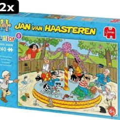 2x Jan Van Haasteren Junior De Draaimolen Puzzel - 240 Stukjes - Kinderpuzzel 6 2x Jan Van Haasteren Junior De Draaimolen Puzzel - 240 Stukjes - Kinderpuzzel -Puzzels Verkoop 550x495 1