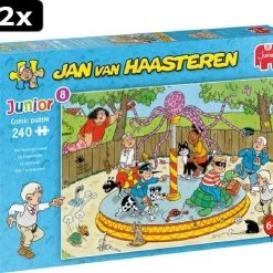 2x Jan Van Haasteren Junior De Draaimolen Puzzel - 240 Stukjes - Kinderpuzzel