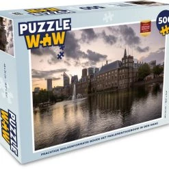 PuzzleWow Puzzel Den Haag - Binnenhof - Wolken - Legpuzzel - Puzzel 500 Stukjes - Sinterklaas Cadeautjes - Sinterklaas Voor Grote Kinderen