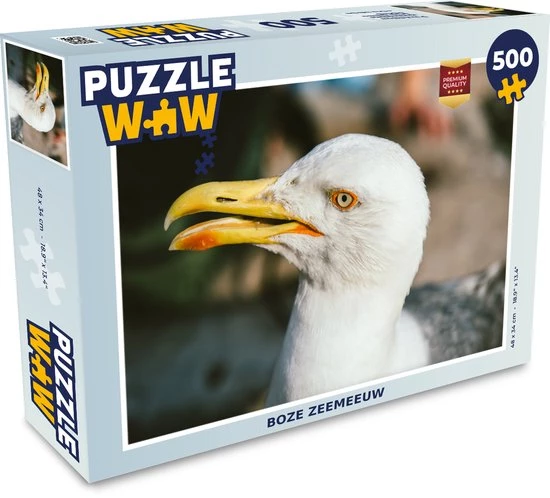 PuzzleWow Puzzel Meeuw - Vogel - Legpuzzel - Puzzel 500 Stukjes - Sinterklaas Cadeautjes - Sinterklaas Voor Grote Kinderen 1 PuzzleWow Puzzel Meeuw - Vogel - Legpuzzel - Puzzel 500 Stukjes - Sinterklaas Cadeautjes - Sinterklaas Voor Grote Kinderen