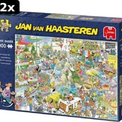 2x Jan Van Haasteren De Vakantiebeurs Puzzel - 1000 Stukjes 17 2x Jan Van Haasteren De Vakantiebeurs Puzzel - 1000 Stukjes -Puzzels Verkoop 550x499 2