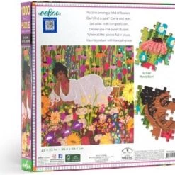 Puzzel Eeboo - Woman In Flowers (1000)