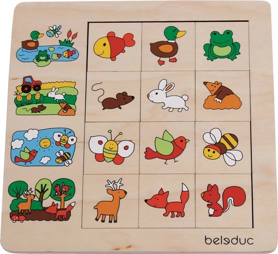Beleduc Puzzel Natuurlijke Omgeving 12 Stukjes 25 Cm 1 Beleduc Puzzel Natuurlijke Omgeving 12 Stukjes 25 Cm