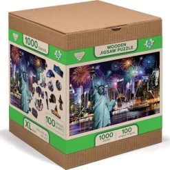 Wooden City New York Bij Nacht XL - Houten Vormpuzzel - 52x37,5 Cm - 1010 Stukjes 13 Wooden City New York Bij Nacht XL - Houten Vormpuzzel - 52x37,5 Cm - 1010 Stukjes -Puzzels Verkoop 550x514