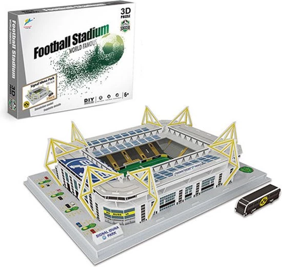 DIY Creboblocks 3D Foam Puzzel Signal Iduna Park/Borussia Dortmund 77 Stuks 1 DIY Creboblocks 3D Foam Puzzel Signal Iduna Park/Borussia Dortmund 77 Stuks