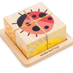 Tender Toys Blokpuzzel Lieveheersbeestje Hout Junior 10 Cm 5-delig -Puzzels Verkoop 550x534