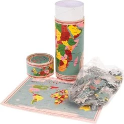 Wereld Puzzel | 300 Stukjes | 50 X 36 Cm | Out Of The Blue | Educatieve Puzzel 7 Wereld Puzzel | 300 Stukjes | 50 X 36 Cm | Out Of The Blue | Educatieve Puzzel -Puzzels Verkoop 550x542