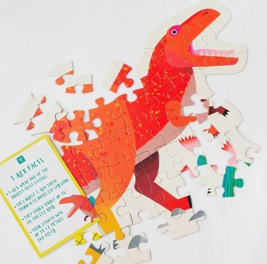 Dino Puzzel T-rex - Talking Tables 2 Dino Puzzel T-rex - Talking Tables - Afbeelding 2