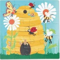 Scratch Puzzel Magnetisch: MAGNETISCH PUZZELBOEK TO GO - FEEST IN DE TUIN 18x18x1.5cm (gesloten), 54x18x0.5cm (open), Met 2 Magnetische Puzzels Van 20 Stuks, 3+ -Puzzels Verkoop 550x548